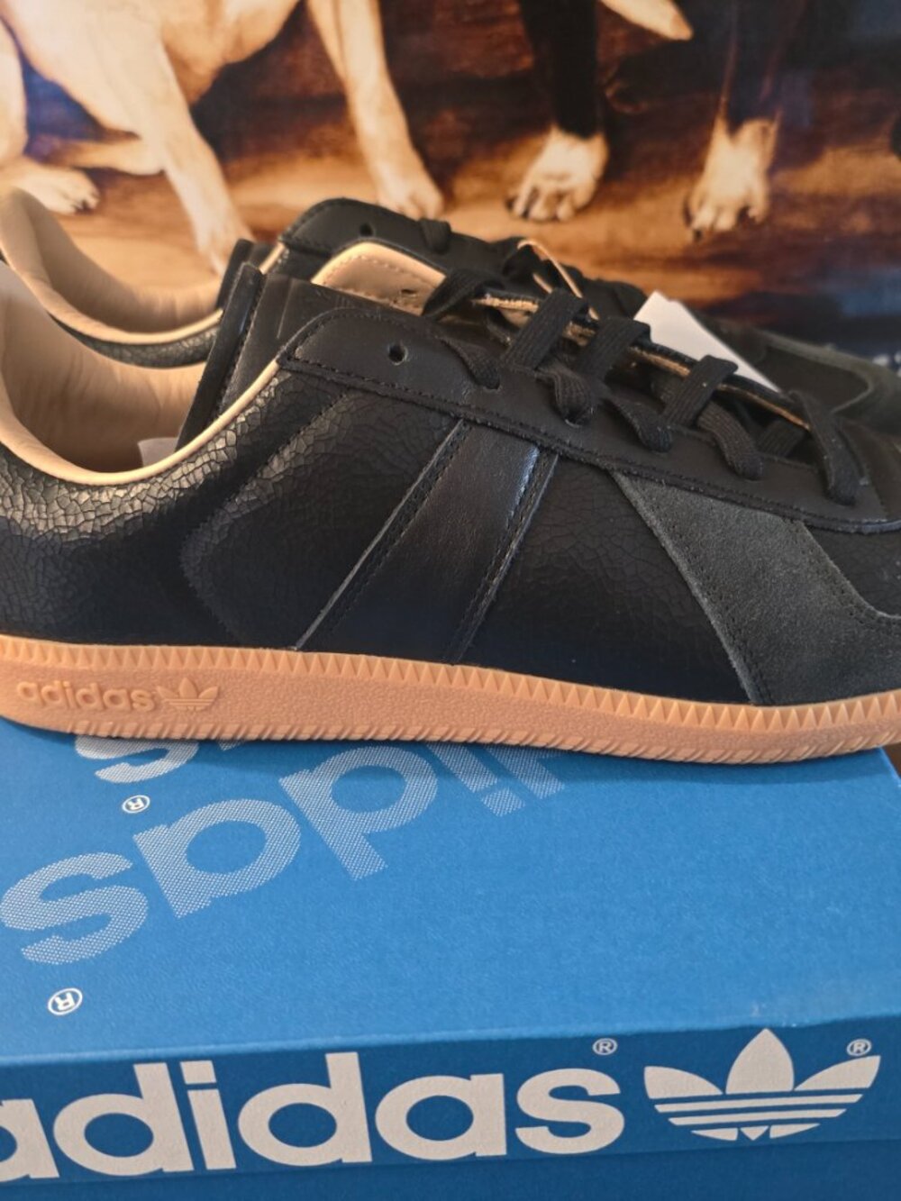 Adidas BW Army Lux Shoes Core Black / Gum (JH7835) Sneakers Mens US Sz 10 NEW - Picture 6 of 16